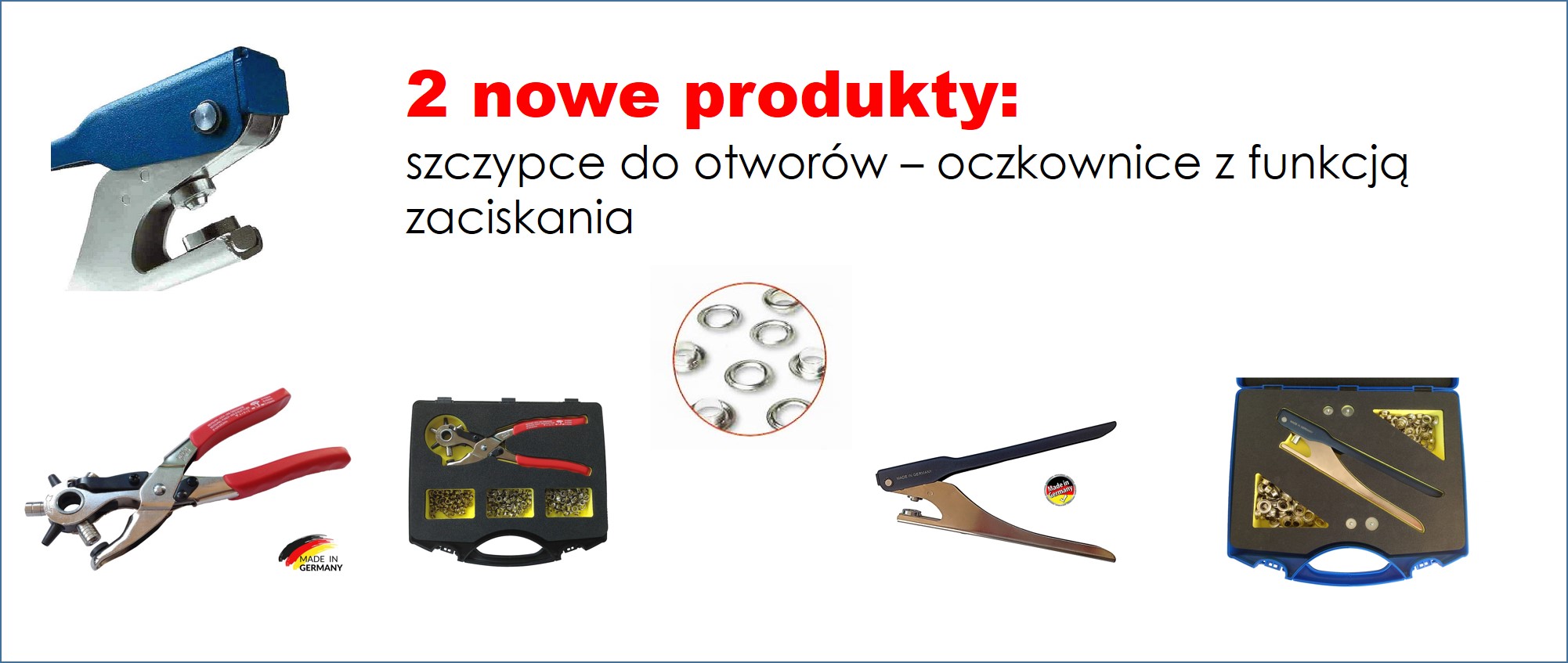 Szczypce do otworów: 2 nowe produkty